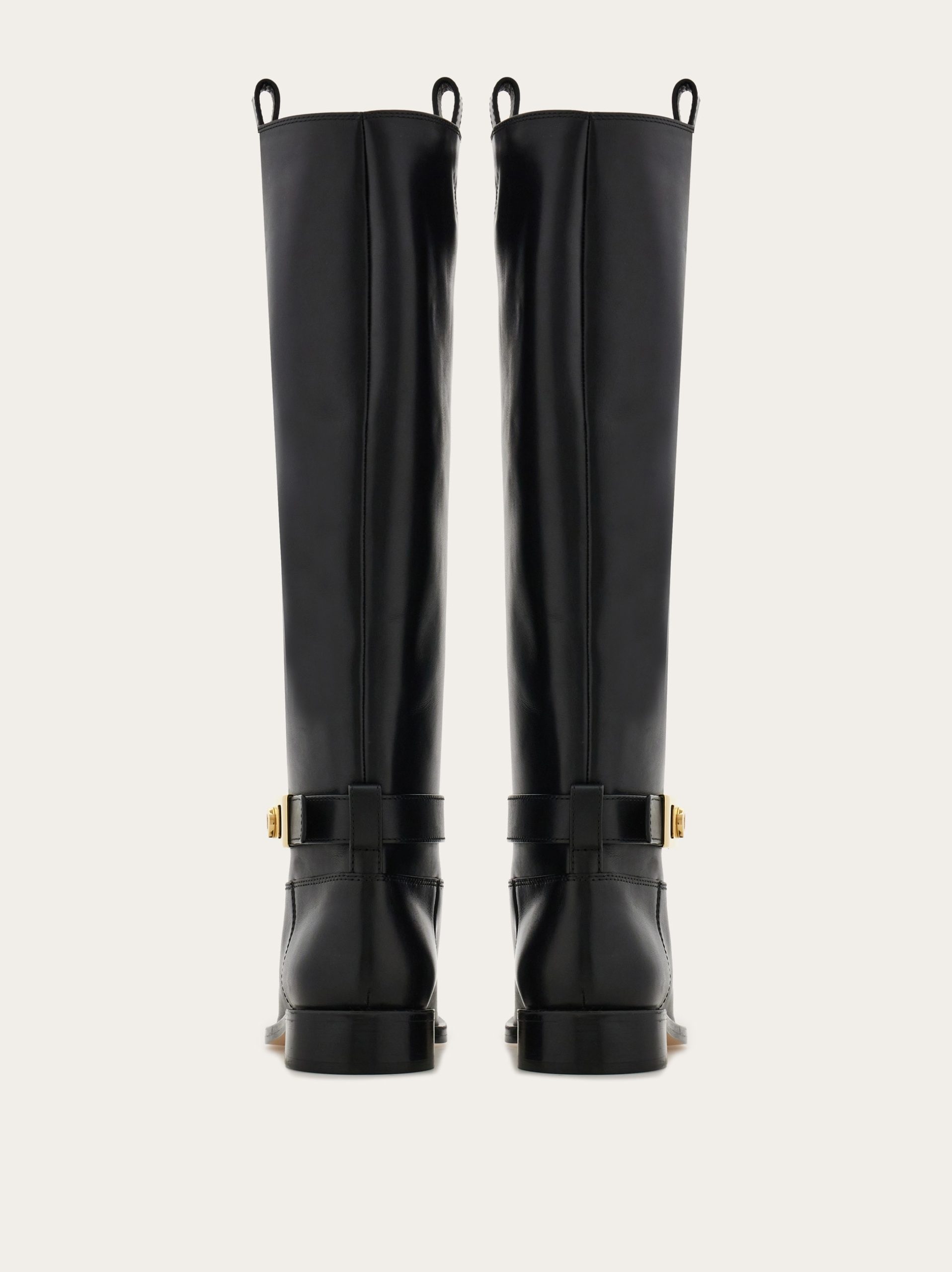 Ferragamo Knee high boot with Hug buckle detail - Image 3